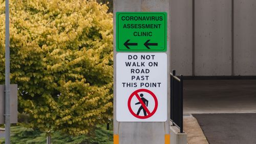 The North West Regional Hospital is seen closed in Burnie, Tasmania, Tuesday, April 14, 2020