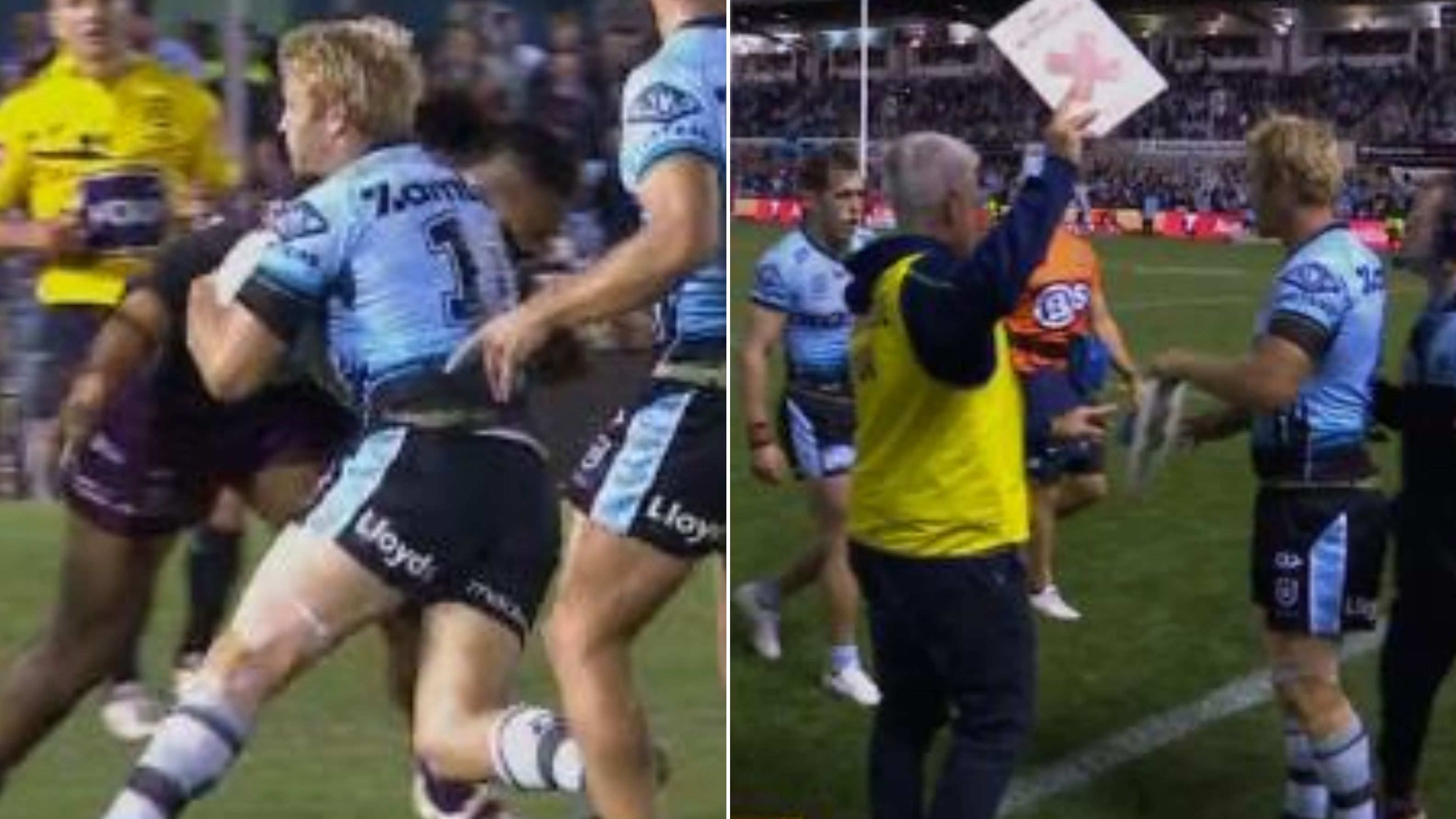 Aiden Tolman and the Sharks exploited the free interchange rules.