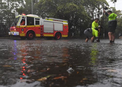 Emergency services were stretched to the limit during yesterday's storm.