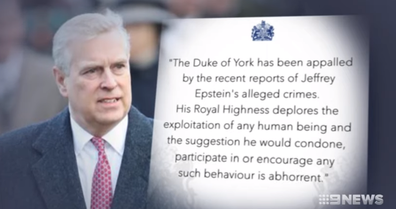 The prince was forced to release a statement about the scandal.