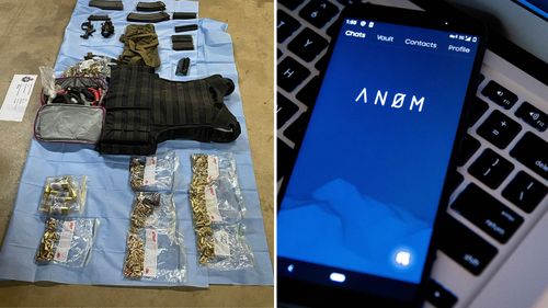 An app named ANoM was installed on mobile phones that could only send messages to another device that had the organised crime app.