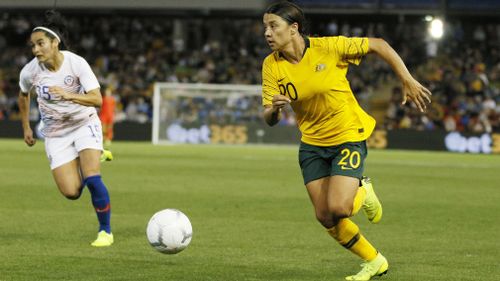 Kerr is currently the reigning golden boot winner in the US national league, the reigning ESPON women's soccer player of the year and also the Young Australia of the Year.