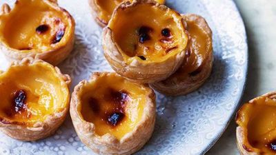 <a href="http://kitchen.nine.com.au/2016/05/20/10/35/annie-riggs-portuguese-lemon-tarts" target="_top">Annie Rigg's Portuguese lemon tarts</a>&nbsp;recipe