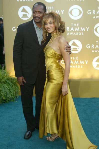 Mathew Knowles and daughter Beyoncé