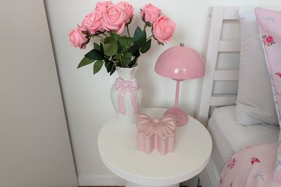 Bow vase, bow candle, Kmart