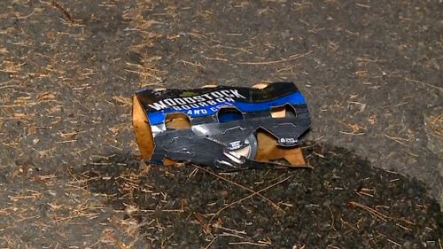 A can of alcohol cans found near the crash. (9NEWS)