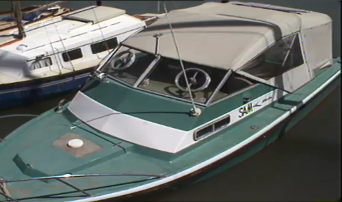 Picture of boat in relation to the 1983 death of Janita McNaughton.