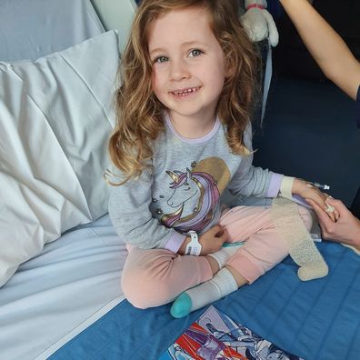 'We were in complete shock': Little Molly's sore ankle turned out to be cancer