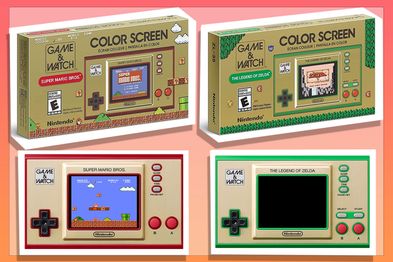 9PR: Nintendo Game and Watch: Legend of Zelda and Super Mario Bros handheld consoles