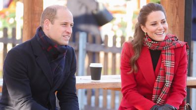 Prince William and Kate Middleton during a royal engagement