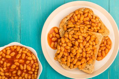 Baked beans on toast