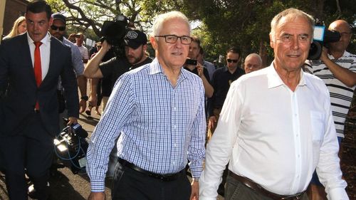 Prime Minister Malcolm Turnbull and John Alexander. (AAP)