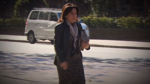 One of the author's closest friends, Selwa Anthony, said in court she was worried her husband Ric Robinson was controlling her. Picture: 9NEWS