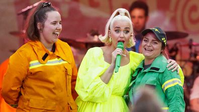 Katy Perry at bushfire relief concert.