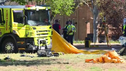 One dead after car collides with fire truck in Canberra