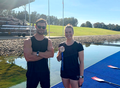 Tokyo bronze medallist Rowena Meredith was asked to teach Chris Hemsworth about rowing