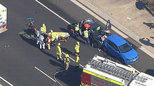 M5 truck crash