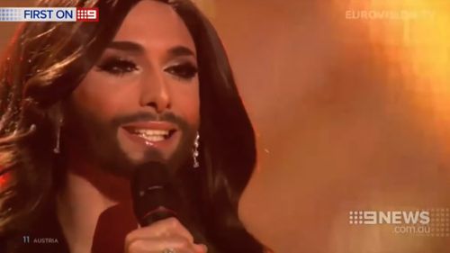 The bearded singer rose to fame after winning the 2014 Eurovision competition. 