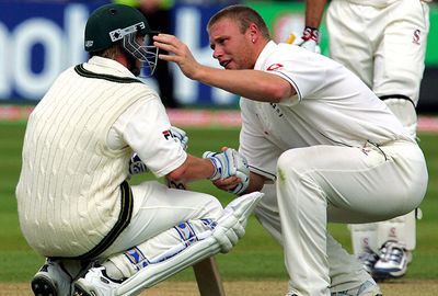 Flintoff was widely praised for this act after a thrilling England win in the 2005 Ashes. (AFP)