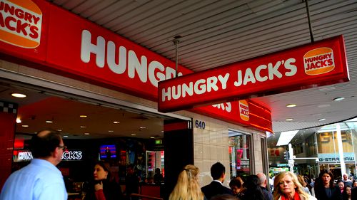 SDA National Secretary Gerard Dwyer said the treatment of fast food workers by the public was appalling. A stock image of Hungry Jacks. Fast food outlets were not named in the survey.