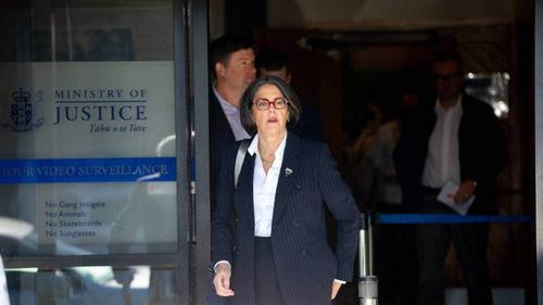 Prosecutor Kristy McDonald outside the Whakatāne District Court on Thursday at a hearing for workplace safety charges laid in relation to the Whakaari/White Island eruption.