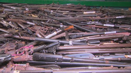 Among the items to be destroyed are pistols, rifles, shotguns, military firearms, home-made firearms, airsoft, gel blasters, air pistols and air rifles.