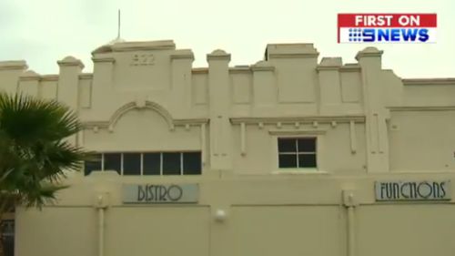 The alleged attack unfolded outside the Palais Hotel around midnight on Friday. (9NEWS)