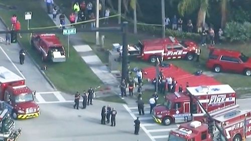 Seventeen people died in the Florida school shooting. (AAP)