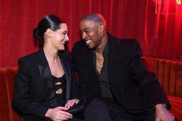Lola Abecassis and Kid Cudi attend afterparty for the global premiere of Paramount+ series &quot;Knuckles&quot;