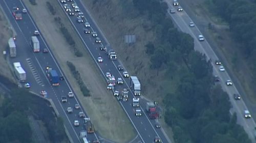 Woman killed in four-vehicle crash on Sydney’s M7