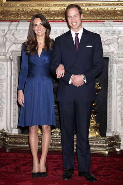 Prince and Princess of Wales engagement October 2010
