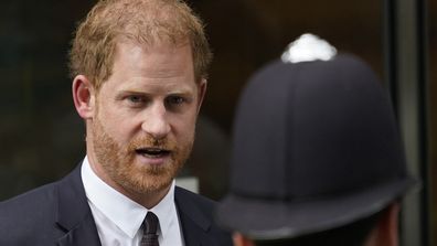 Prince Harry leaves the High Court after giving evidence in London, Tuesday, June 6, 2023. 