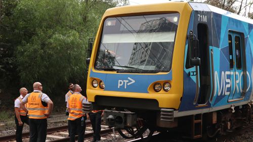 Prime Minister Malcolm Turnbull today pledged $5 billion to a new Melbourne Airport rail link in next month's Federal Budget. Picture: AAP.