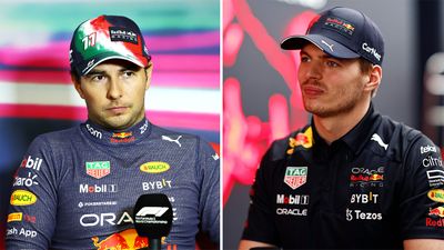 Sergio Perez and Max Verstappen 