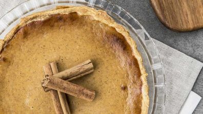 Spiced pumpkin pie