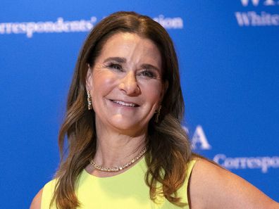 FILE - Melinda Gates poses for photographers as she arrives at the annual White House Correspondents' Association Dinner in Washington, Saturday, April 30, 2022. The WTA womens professional tennis tour and the Bill and Melinda Gates Foundation are partnering to raise awareness about  and money for  womens health and nutrition around the world. They also plan to work together to promote gender equality and female leadership. Melinda French Gates tells the AP that the foundation sees WTA players a