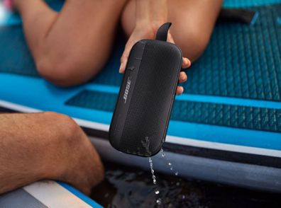 9PR: The Bose SoundLink Flex Bluetooth Portable Speaker bring pulled out from the water