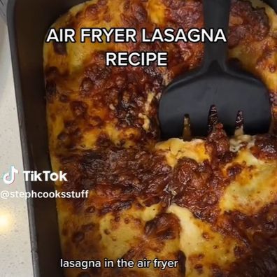 Step De Sousa airfryer lasagne recipe