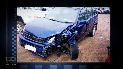 A crash in Darwin left the driver of this car with serious injuries inflicted by the faulty airbag.