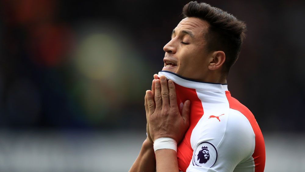 Arsenal will be without Alexis Sanchez for their first two EPL matches. (AAP)