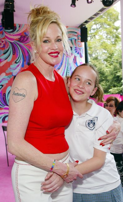 Dakota Johnson and Melanie Griffith.