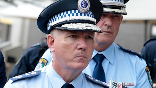 NSW Police Commissioner Mick Fuller will be working throughout the night. (AAP)