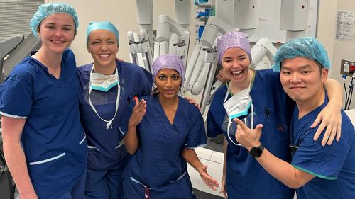 Gynaecologist lead at Jean Hailes for Women's Health Dr Pav Nanayakka (centre).