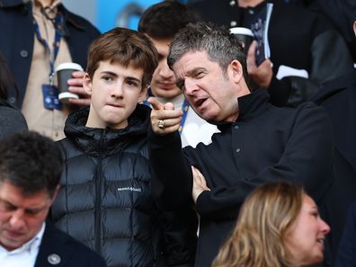 Noel Gallagher and his son, Donovan Gallagher