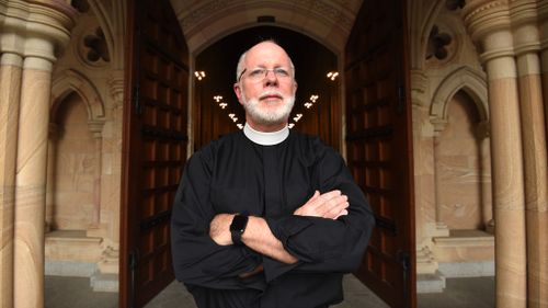 The Anglican Dean of Brisbane, the Very Reverend Dr Peter Catt of Brisbane. (AAP)