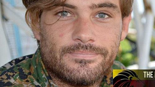 Gold Coast man Reece Harding was killed while fighting for Kurdish forces. (Supplied)