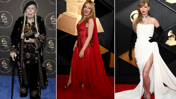Stars dazzle on Grammys red carpet
