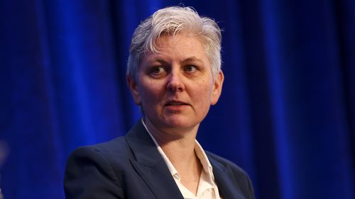 Luci Ellis, Chief Economist, Westpac Banking Group at the Australian Financial Review Banking Summit held at The Hilton Hotel in Sydney on March 18, 2025.