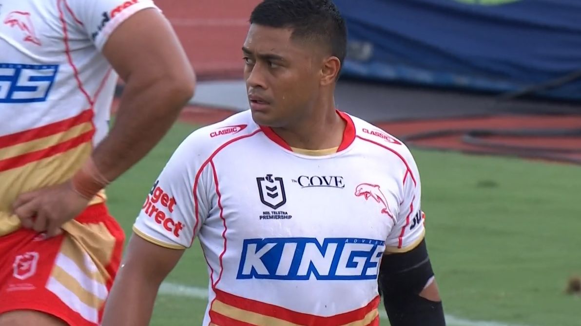 Dolphin Anthony Millford was sent to the sinbin on half time in the trial against the North Queensland Cowboys.