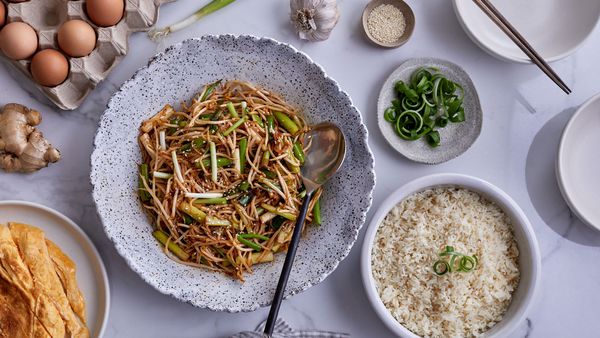 Chinese style egg stir fry